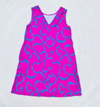 Domino Effect Pink & Blue Reversible Dress