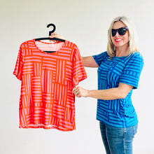 Walk The Line Everyday Tee Pink & Orange