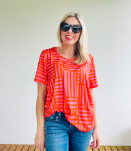 Walk The Line Everyday Tee Pink & Orange
