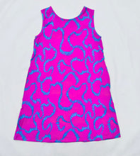 Domino Effect Pink & Blue Reversible Dress