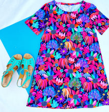 Night Garden Swing Dress