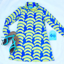 Arch Nemesis Winter Swing Dress Blue & Lime