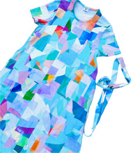 Sea Glass Ocean Tones Maxi Dress