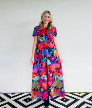 Night Garden Maxi Dress Black smaller scale