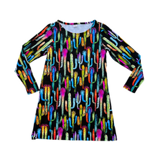 Cactus Makes Perfect Winter Swing Dress