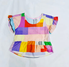 Peplum Top Ruffle Colour Lovers