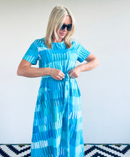 Azure Jersey Maxi Dress