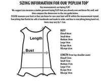 Peplum Top Ice Cream Dreams
