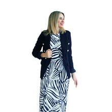 Zion Monochrome  Maxi Dress