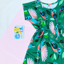 Come Fly With Me green Tee Dress