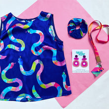 Snake It Off silk shell top