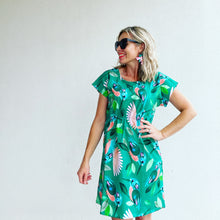 Come Fly With Me green Tee Dress