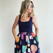 Get Spotted silk midi skirt