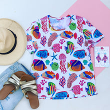 Coral Reef White Everyday Tee