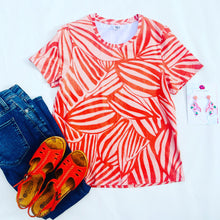 Zion Everyday Tee Coral & Orange