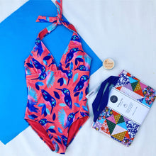 Coral Kingfisher One Piece swimsuit