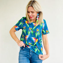 Flocking Awesome Everyday Tee Seafoam