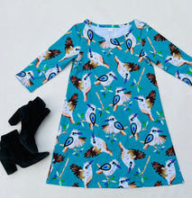 King Of The Bush Swing Dress  BLACK Background