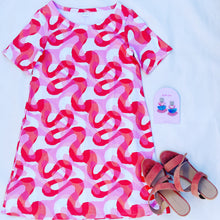 Swing Dress Wavelength Pinks