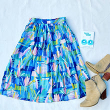 Suncatchers silk midi skirt