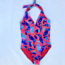 Coral Kingfisher One Piece swimsuit