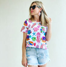 Coral Reef White Everyday Tee