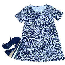 Feeling Swell Monochrome Swing Dress