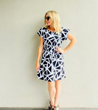Tri & Stop Me Monochrome Tee Dress