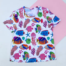 Coral Reef White Everyday Tee