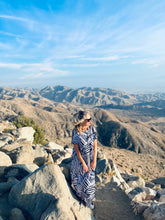 Zion Monochrome  Maxi Dress