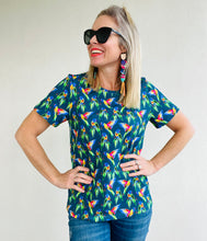 Mini Flocking Awesome Everyday Tee Seafoam