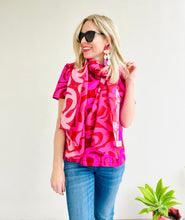 Making Waves  Everyday Tee Pink & Red