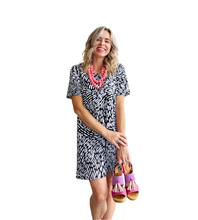 Feeling Swell Monochrome Swing Dress