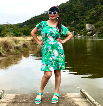 Come Fly With Me green Tee Dress