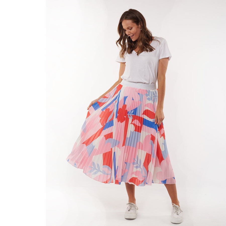 Infinity Pleated elastic waist skirt ELM – KarlaCola