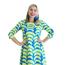 Line & Blue Arch Nemesis 3/4 Sleeve Swing Dress
