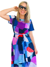Piece Out Jersey Maxi Violet  Dress Violet