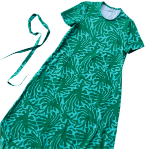 Mod Squad Green Maxi Dress