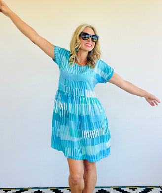 Azure Relaxed Dress