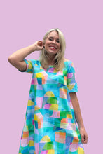 Bright Side Swing Dress Blue