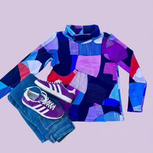 Piece Out Sweater VIOLET