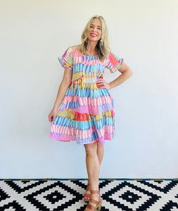 Gelato Ruffle Relaxed Dress- Pre Order