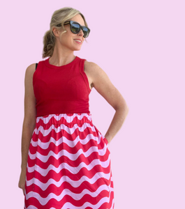 Cherry Pie Holiday Skirt