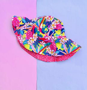Reversible Hat Unbe-leaf-able & Tropicana