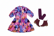 Flower Power Button Up Smocked Dress Dress FLOWER POWER (Pinks or Blues )