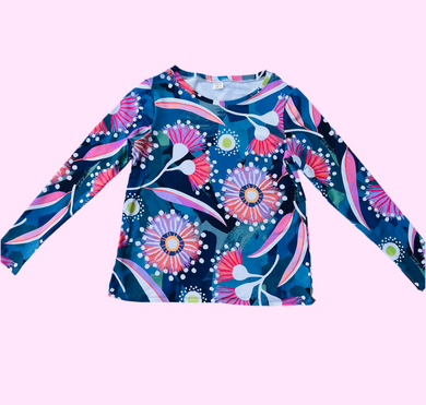 Native Blooms Navy Sweater
