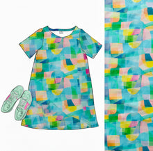 COMING SOON - Bright Side Swing Dress Pink and Blue Option