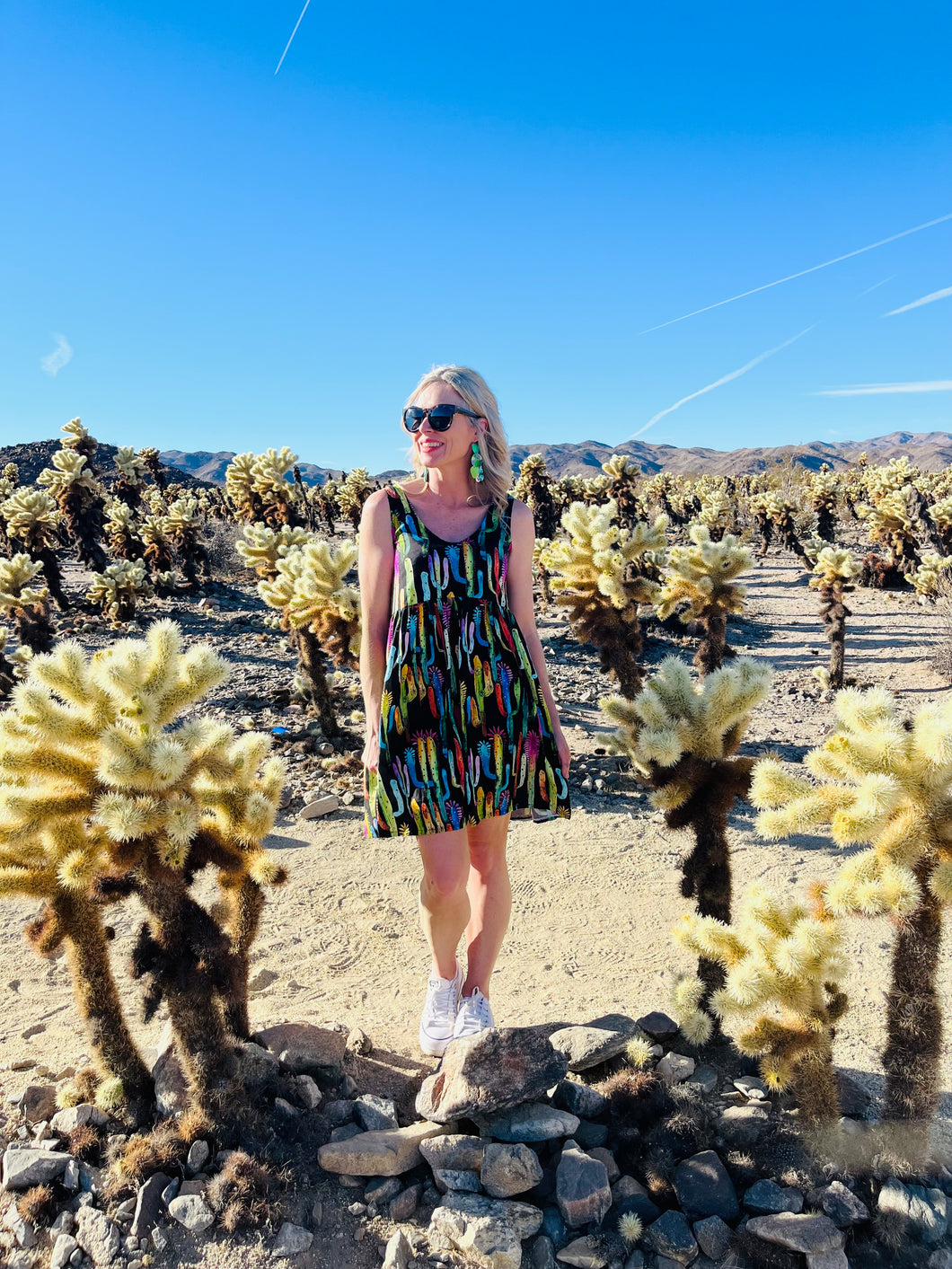 BLACK Cactus Makes Perfect Sundress