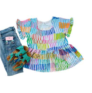 Peplum Top Ice Cream Dreams
