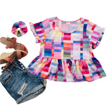 Peplum Top Prismatic